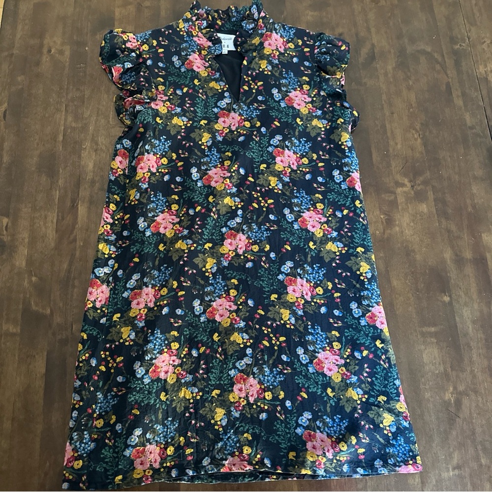 Madewell x No.‎ 6 Silk Beacon Dress Garden Party Wedding Easter Church Size 2